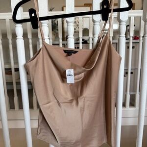Banana republic cowl neck cami in camel